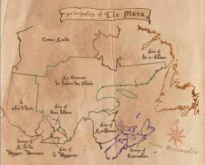 Tir Mara map